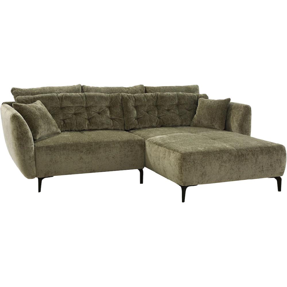 Jockenhöfer Gruppe Ecksofa Salo im Retrolook mit 5 Rücken-/Zierkissen kaufen Wochenangebot