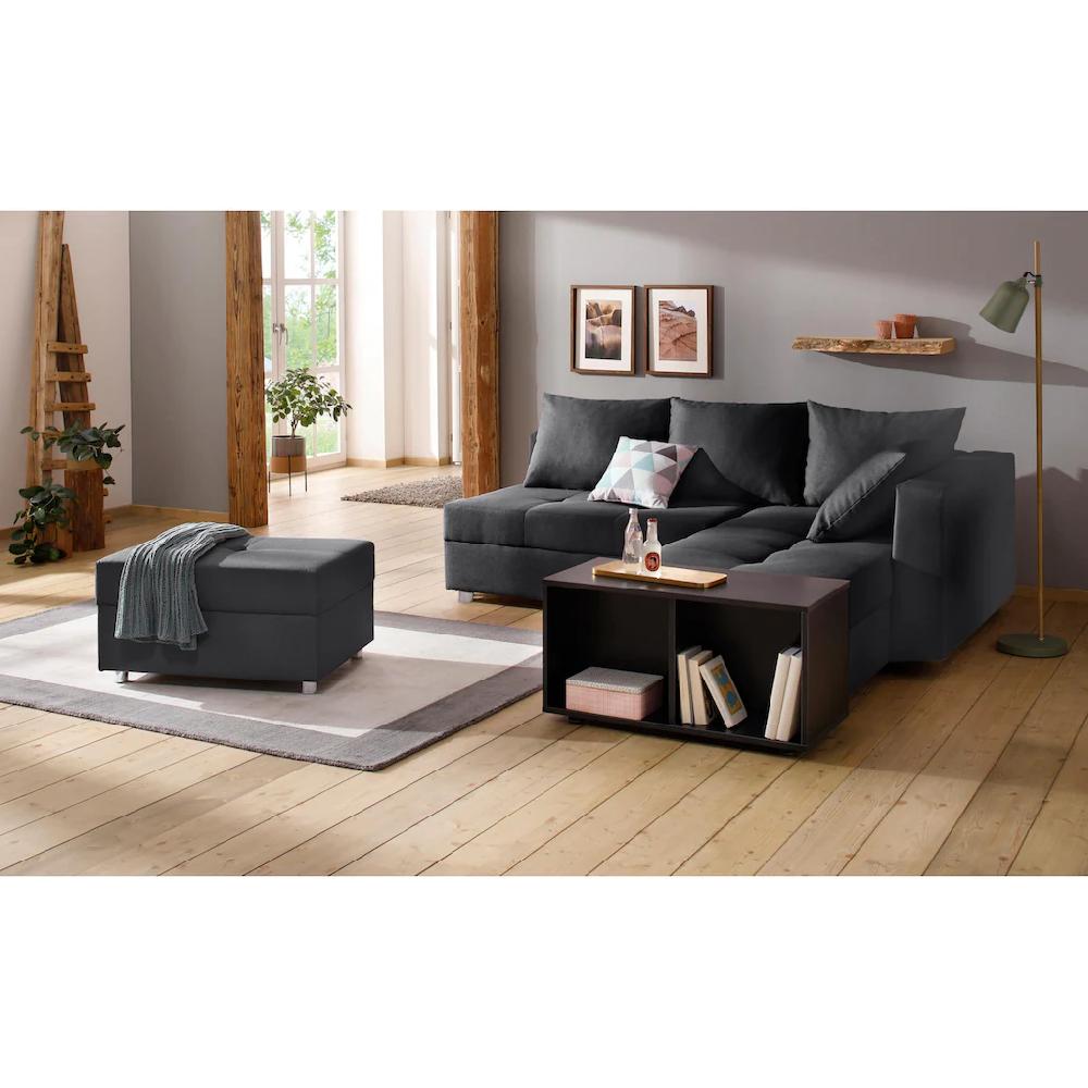 Home affaire Ecksofa »Italia L-Form« mit Bettfunktion mit Federkern kaufen Bis zu 50% Rabatt