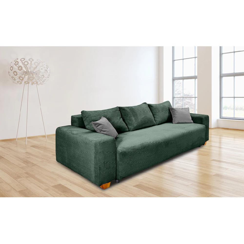COLLECTION AB Schlafsofa Yves mit Bettkasten Bettfunktion und 2 Zierkissen kaufen
