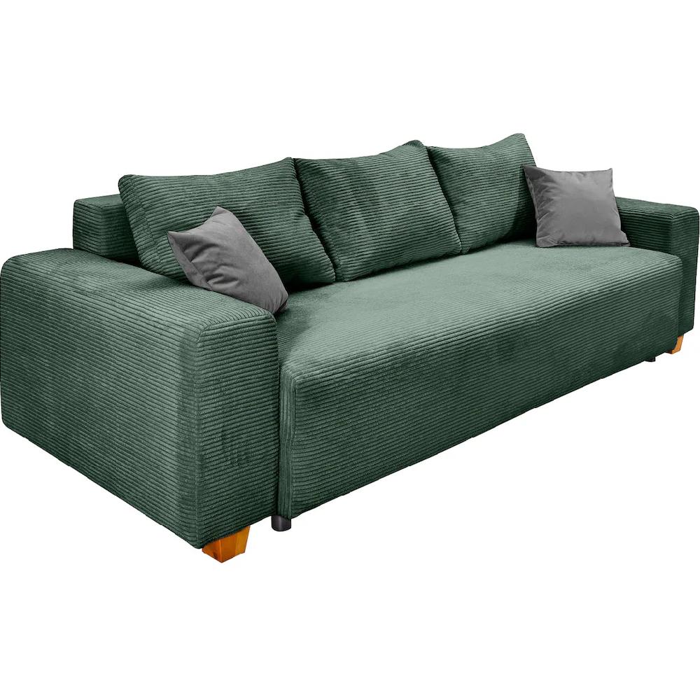 COLLECTION AB Schlafsofa Yves mit Bettkasten Bettfunktion und 2 Zierkissen kaufen Bis zu 55% Rabatt