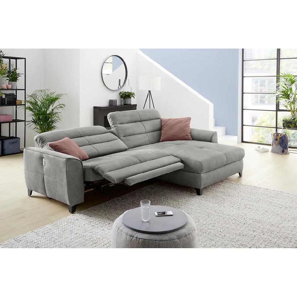 Jockenhöfer Gruppe Ecksofa »Double One L-Form« mit 2x 120cm breiten elektromotorischen Relaxfunktionen kaufen