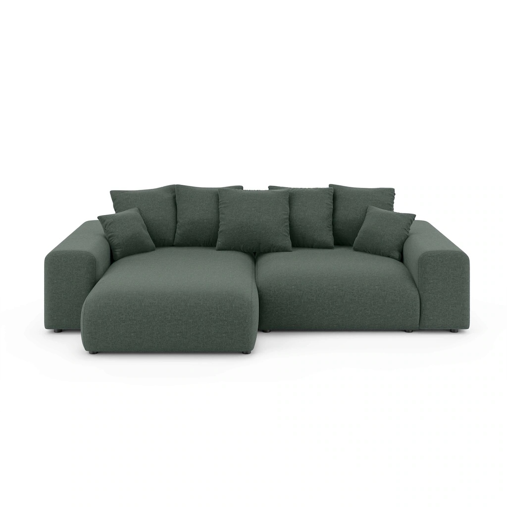 INOSIGN Ecksofa »LAKESIDE mit Bettfunktion und Bettkasten B/T/H 257/166/84 cm« L-Form Recamiere beidseitig montierbar Wellenunterfederung kaufen Nur noch ein Tag übrig