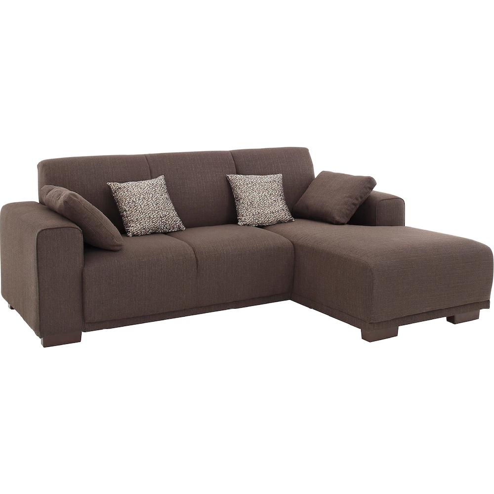 Home affaire Ecksofa »Bornholm inkl. 2 Kissen Stellmaße 234x162 cm L-Form« Recamiere wahlweise links oder rechts bestellbar kaufen