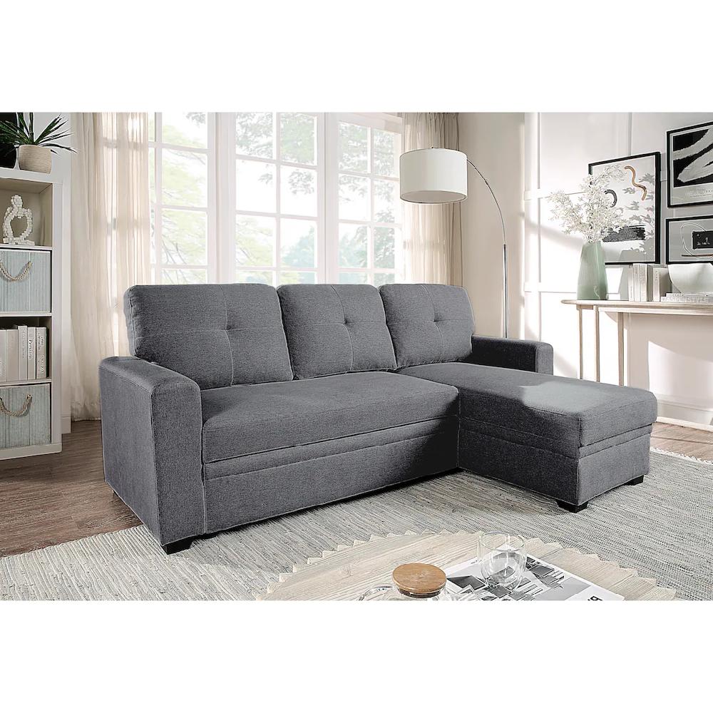ATLANTIC home collection Ecksofa »Gerrit L-Form« Schlafsofa mit Bettkasten Recamiere rechts oder links montierbar kaufen