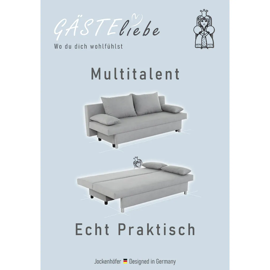 Jockenhöfer Gruppe Schlafsofa mit Bettfunktion und Bettkasten kaufen Speichern exportieren