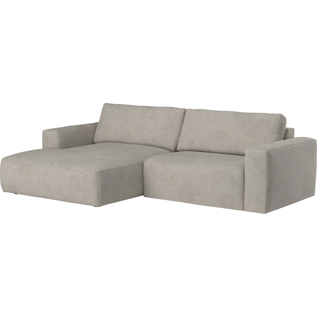 COTTA Ecksofa »Lasso L-Form« mit breiter Recamiere im trendigen Cord oder angenehmen Strukturstoff kaufen Fabrikverkauf