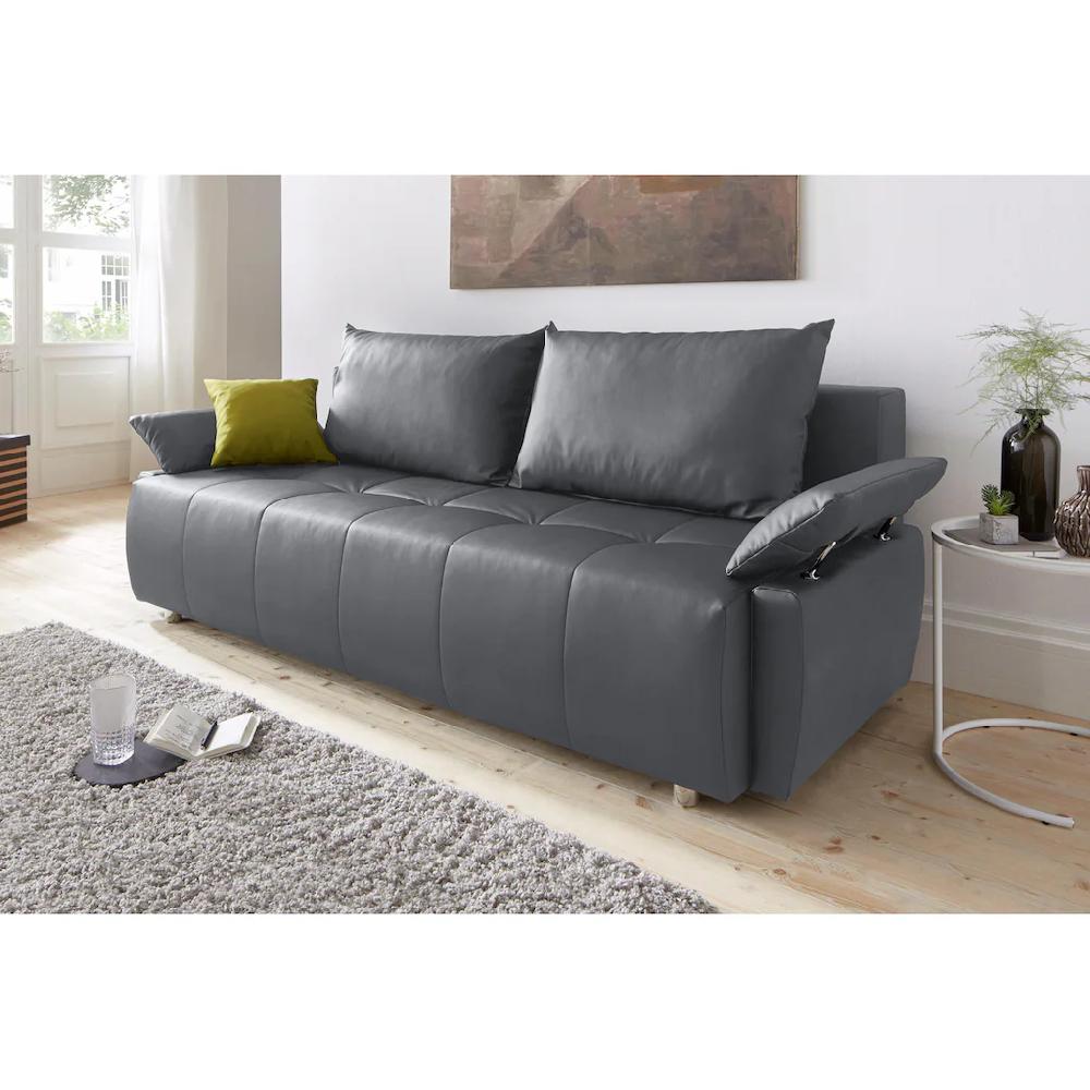 COLLECTION AB Schlafsofa »Funtastic« mit Federkern Bettfunktion inklusive 2 Rücken- und 1 Zierkissen kaufen