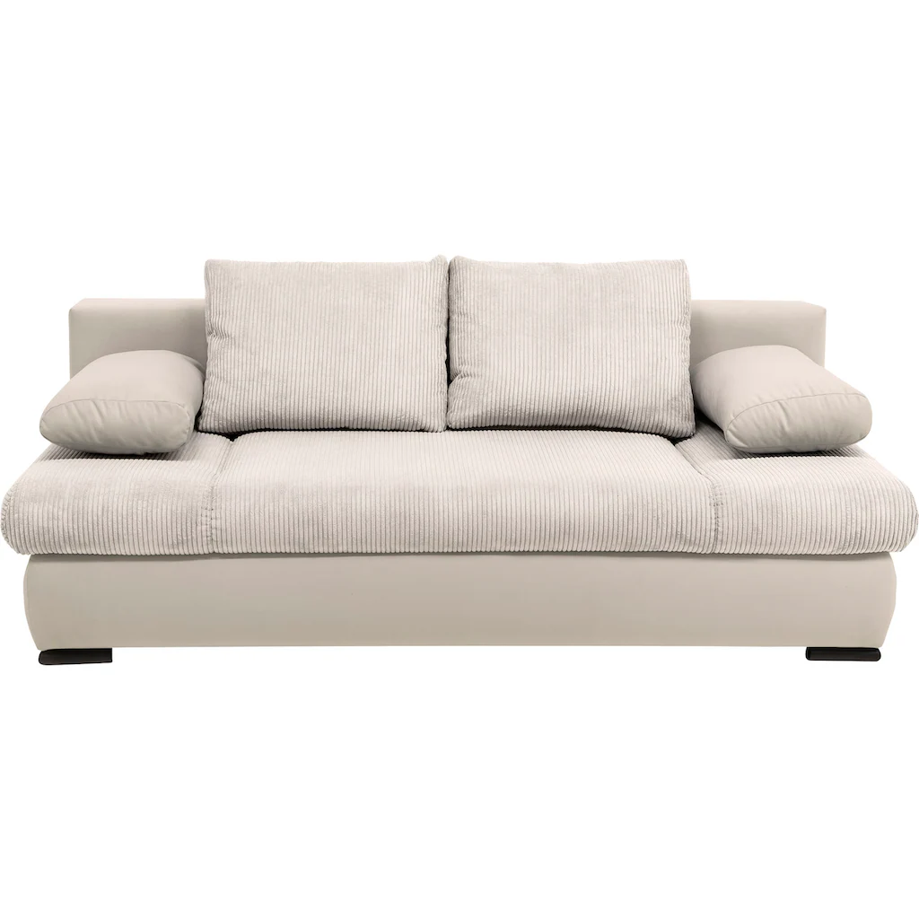 COLLECTION AB Schlafsofa »30 Jahre Jubiläums-Modell Chicago« mit Bettfunktion und Bettkasten im Cord-Samt Mix kaufen Rabatt