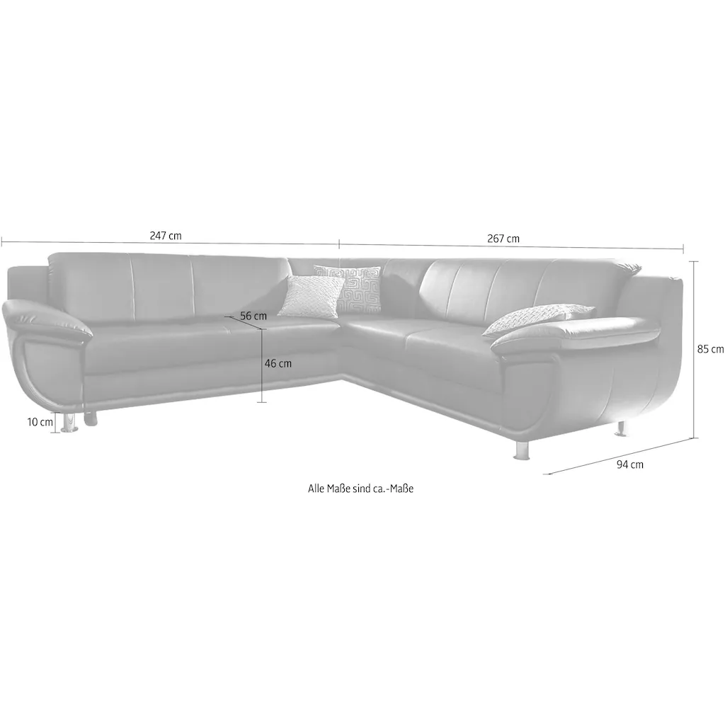 TRENDMANUFAKTUR Ecksofa mit Bettfunktion online kaufen Flash Sale