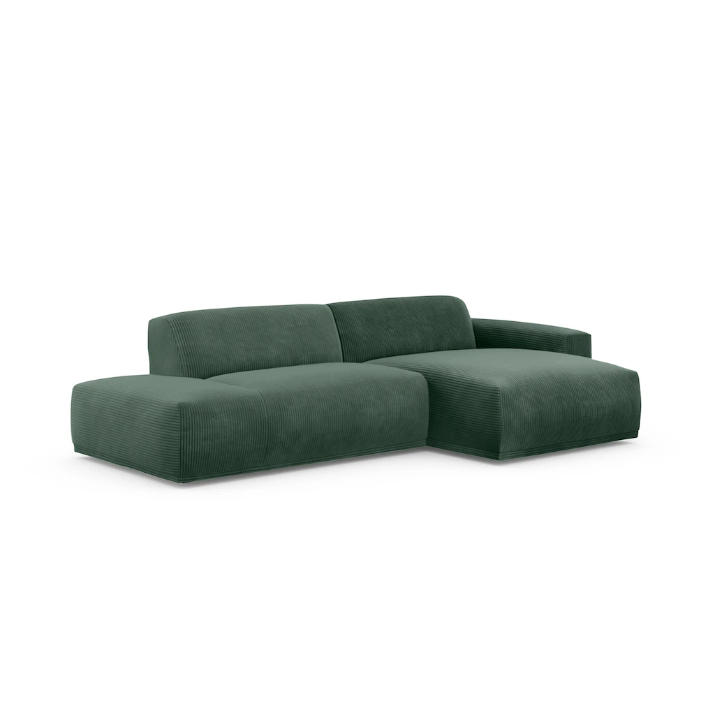 TRENDMANUFAKTUR Ecksofa Braga aus 2 Teilen moderner Cord-Stoff kaufen Saisonschlussverkauf
