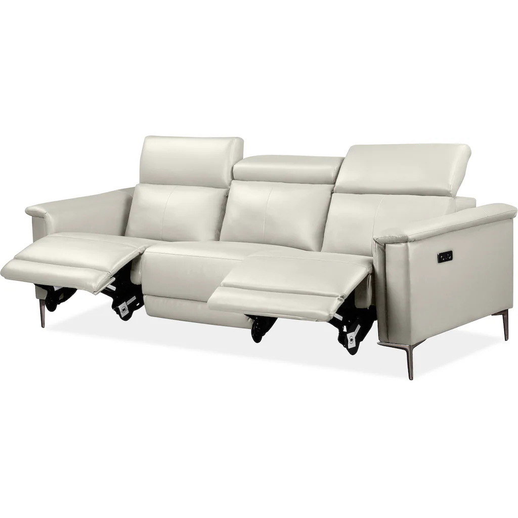 Places of Style 3-Sitzer Lund in Leder und Webstoff lieferbar kaufen Valentinstagsangebot