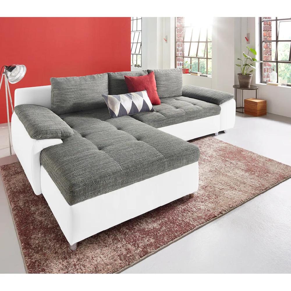 sit&more Ecksofa »Labene« mit Bettfunktion und Bettkasten