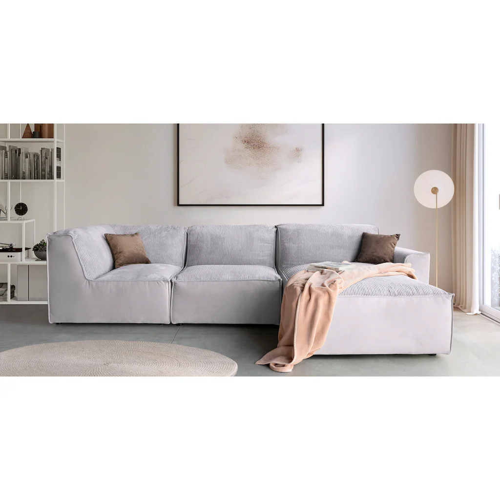 RAUM.ID Ecksofa »Modulid L-Form« Module einzeln für individuelle Zusammenstellung in Cord kaufen