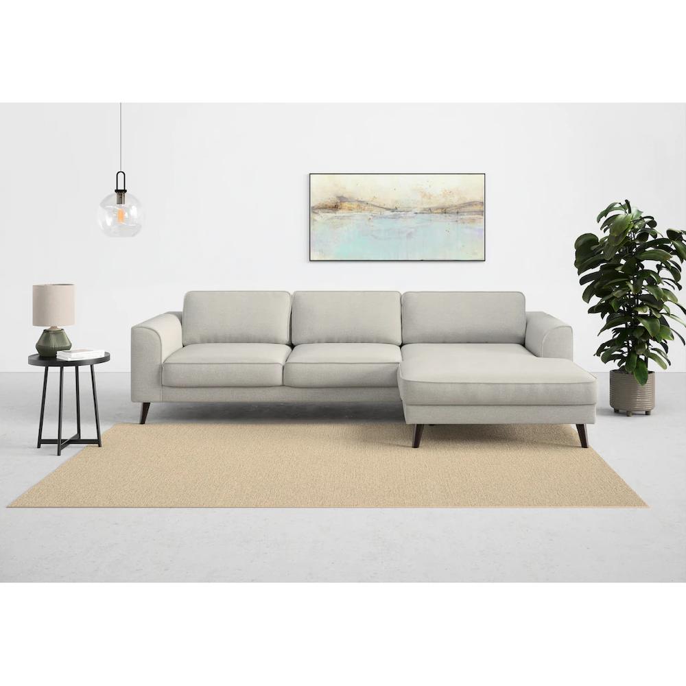 TRENDMANUFAKTUR Ecksofa »Lumber Jack elegantes Designsofa zeitlos modern hoher Sitzkomfort« wahlweise mit Bettfunktion u. Bettkasten L-Form kaufen