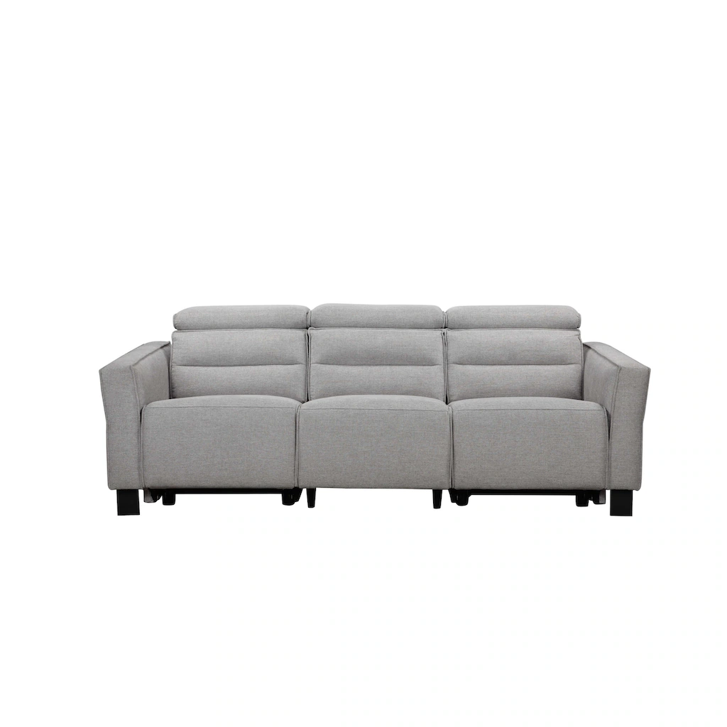 Places of Style 3-Sitzer »Carpari 224cm manuelle od. elektrische Relaxfunktion in 2 Sitzen« mit USB Kopfteilverstellung Echtleder Kunstleder Webstoff kaufen Letzte 3 Tage
