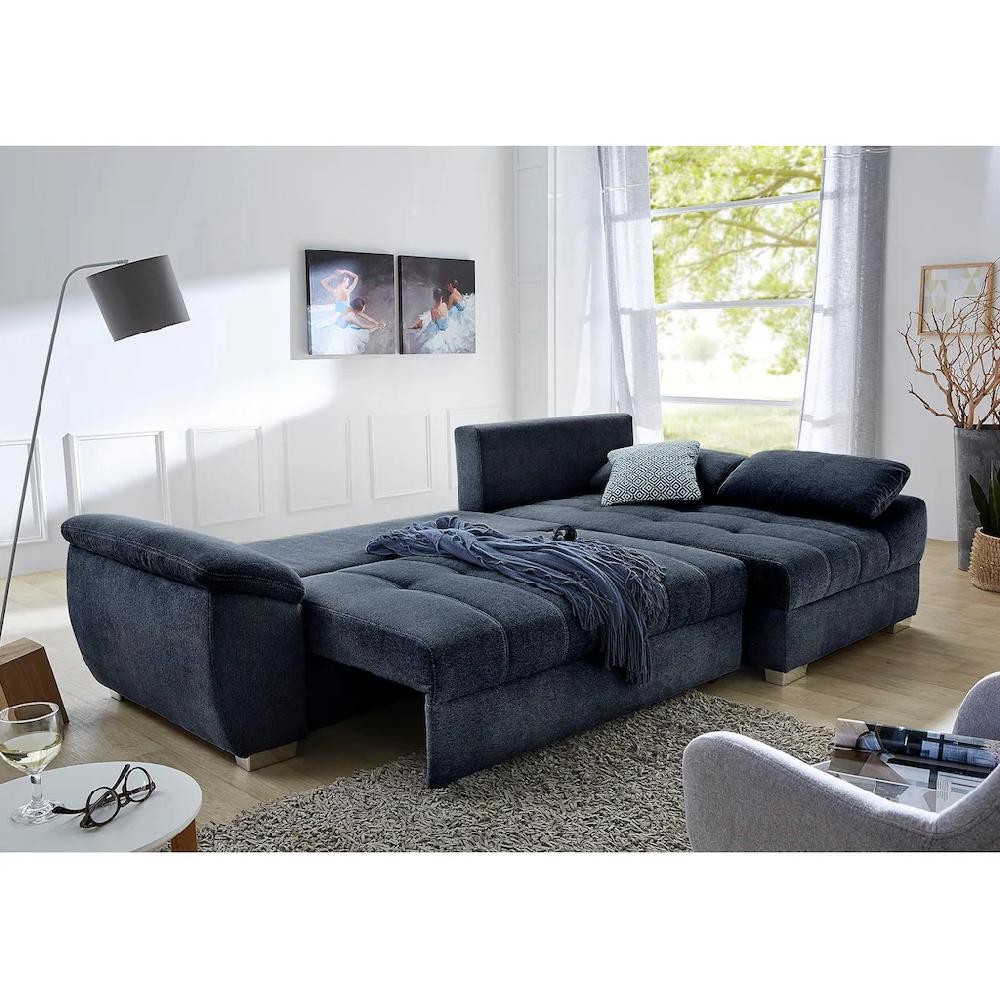 Jockenhöfer Gruppe Ecksofa »Alster L-Form« mit Bettfunktion und Bettkasten Ottomane links oder rechts montierbar kaufen JETZT KAUFEN
