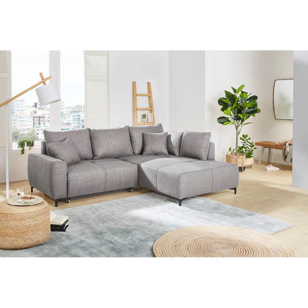 Jockenhöfer Gruppe Ecksofa »Colmar L-Form« inklusive praktischer Bettfunktion Stauraum/Bettkasten Wellenfederung kaufen