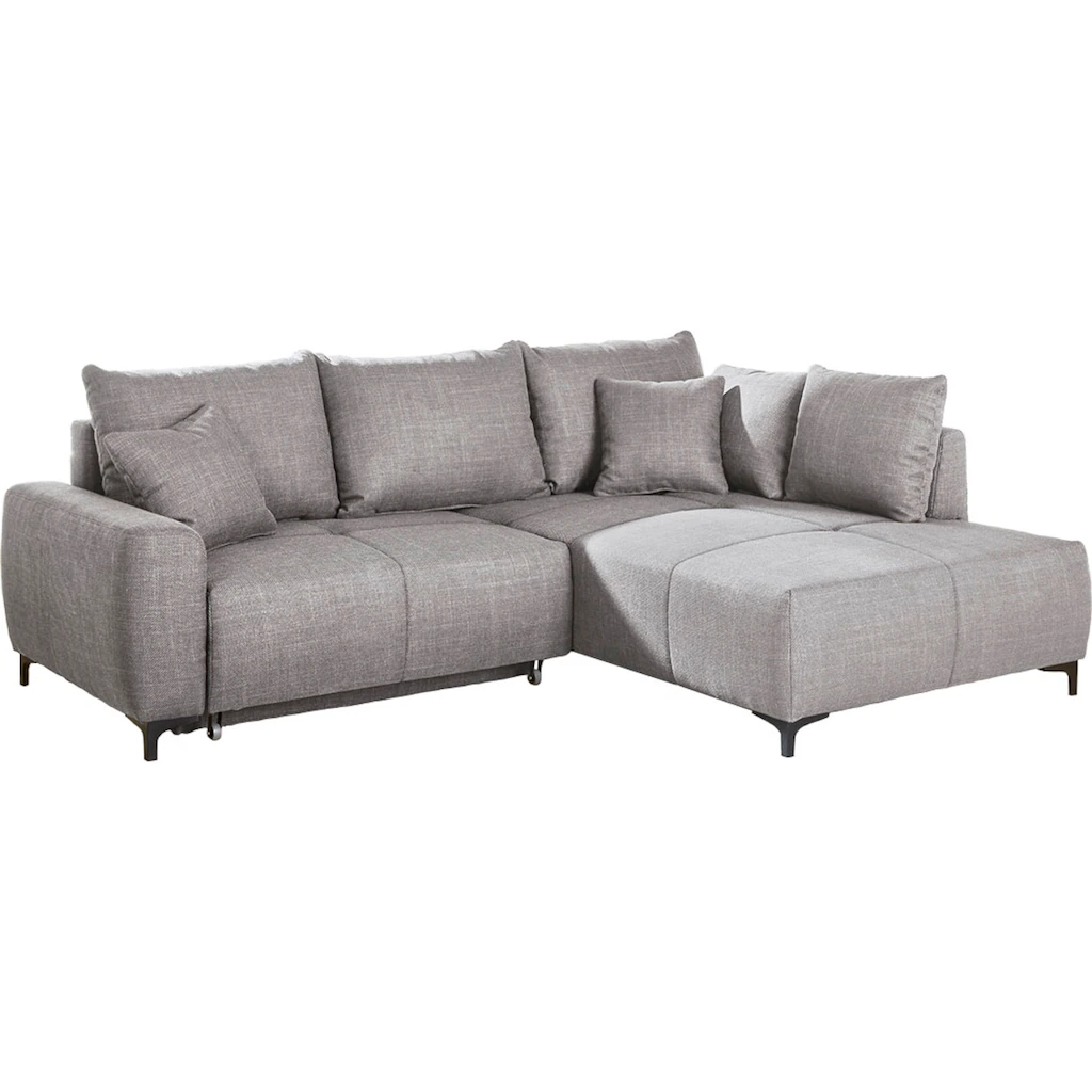 Jockenhöfer Gruppe Ecksofa »Colmar L-Form« inklusive praktischer Bettfunktion Stauraum/Bettkasten Wellenfederung kaufen Sonderangebot der Fabrik
