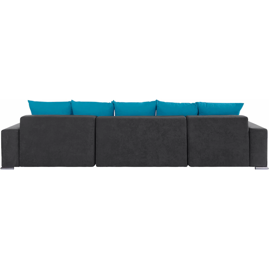 COLLECTION AB Wohnlandschaft »XXL-Josy U-Form Breite 333 cm mit 2 Recamieren 77 & 79 cm« inkl. Bettfunktion Bettkasten mit 5 gleich großen Rückenkissen kaufen Vierteljährliche Förderung