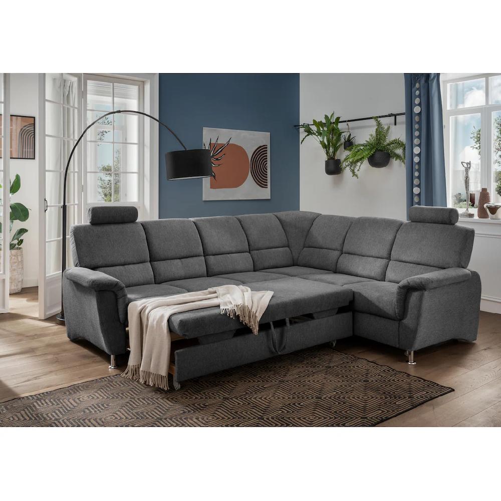 Home affaire Ecksofa »Pisa« mit Bettfunktion und Bettkasten kaufen Super Rabatt