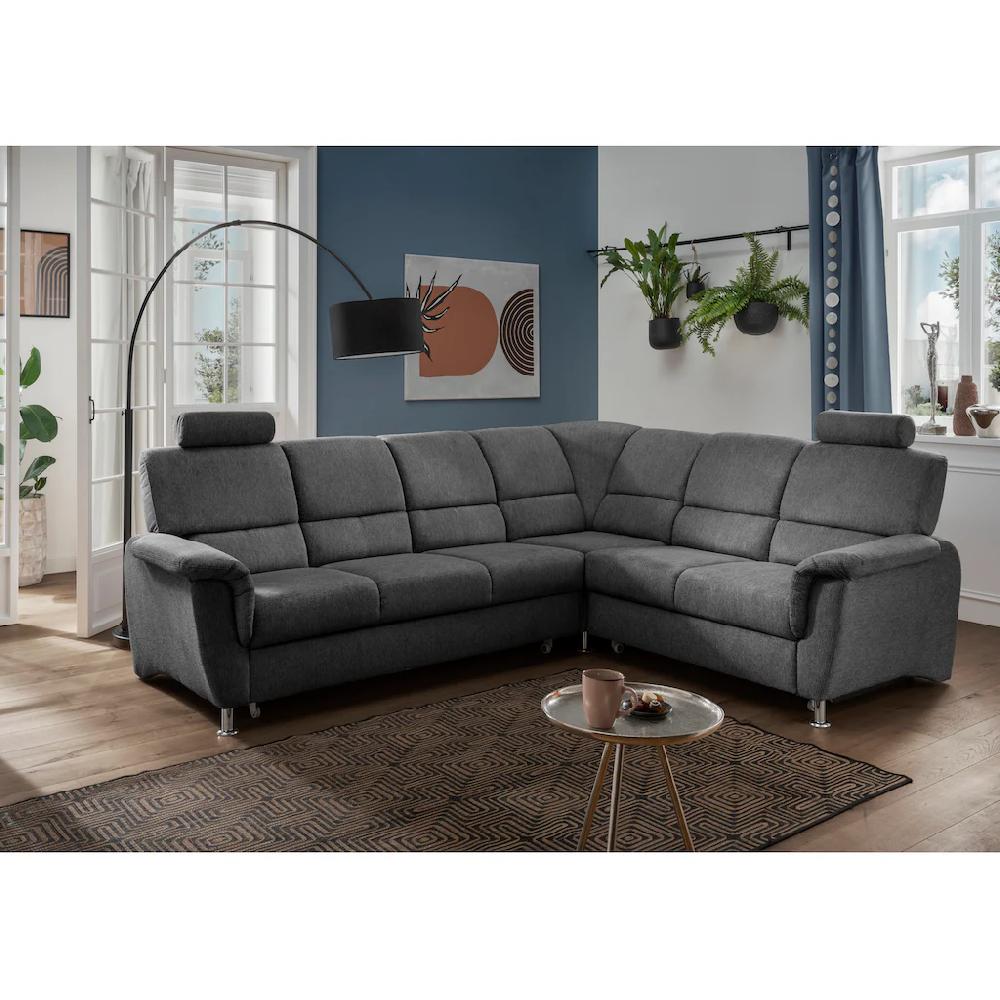 Home affaire Ecksofa »Pisa« mit Bettfunktion und Bettkasten kaufen Super Rabatt