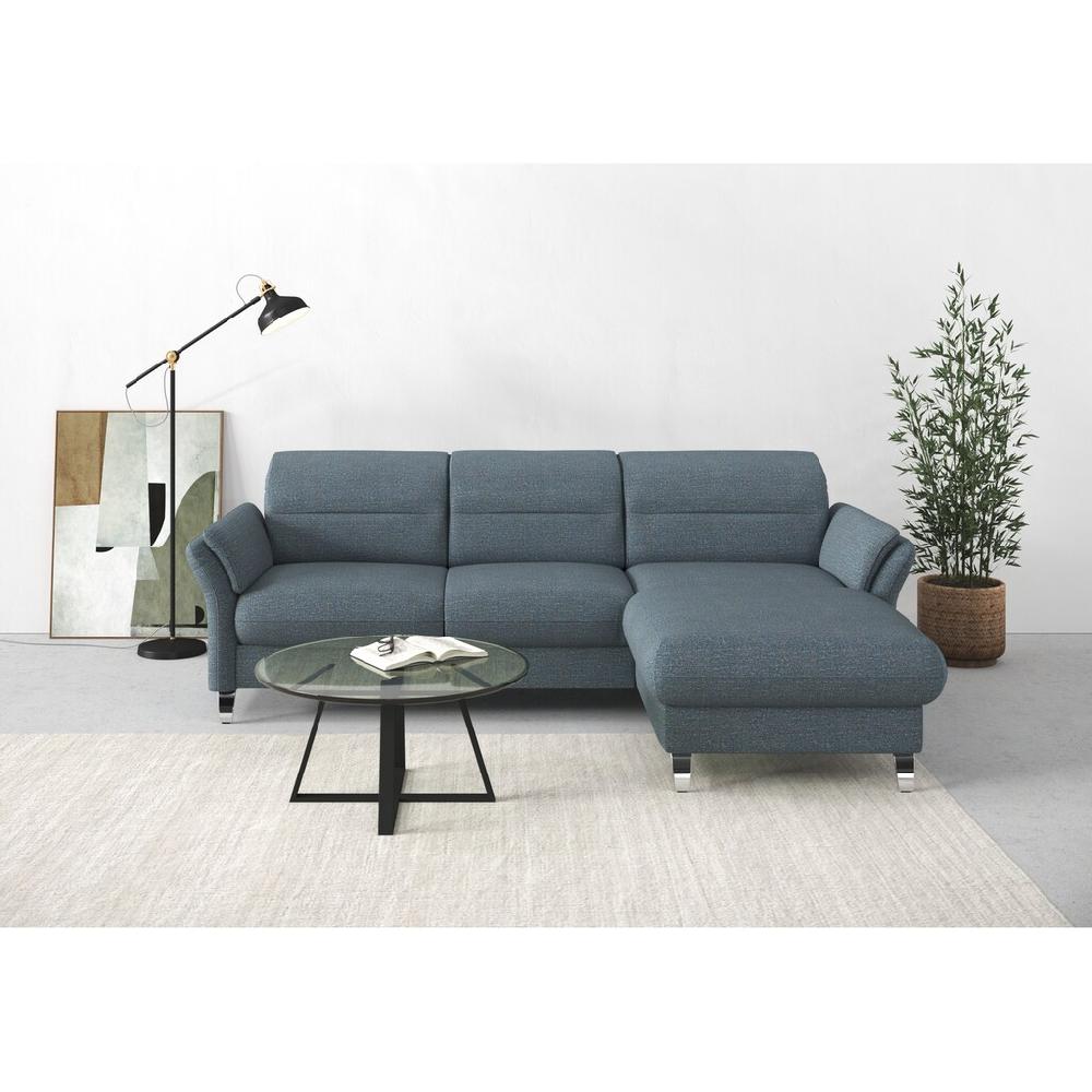 sit&more Ecksofa »Grenoble L-Form« Federkern wahlweise mit Bettfunktion Bettkasten Armteilverstellung kaufen Clearance-Verkauf