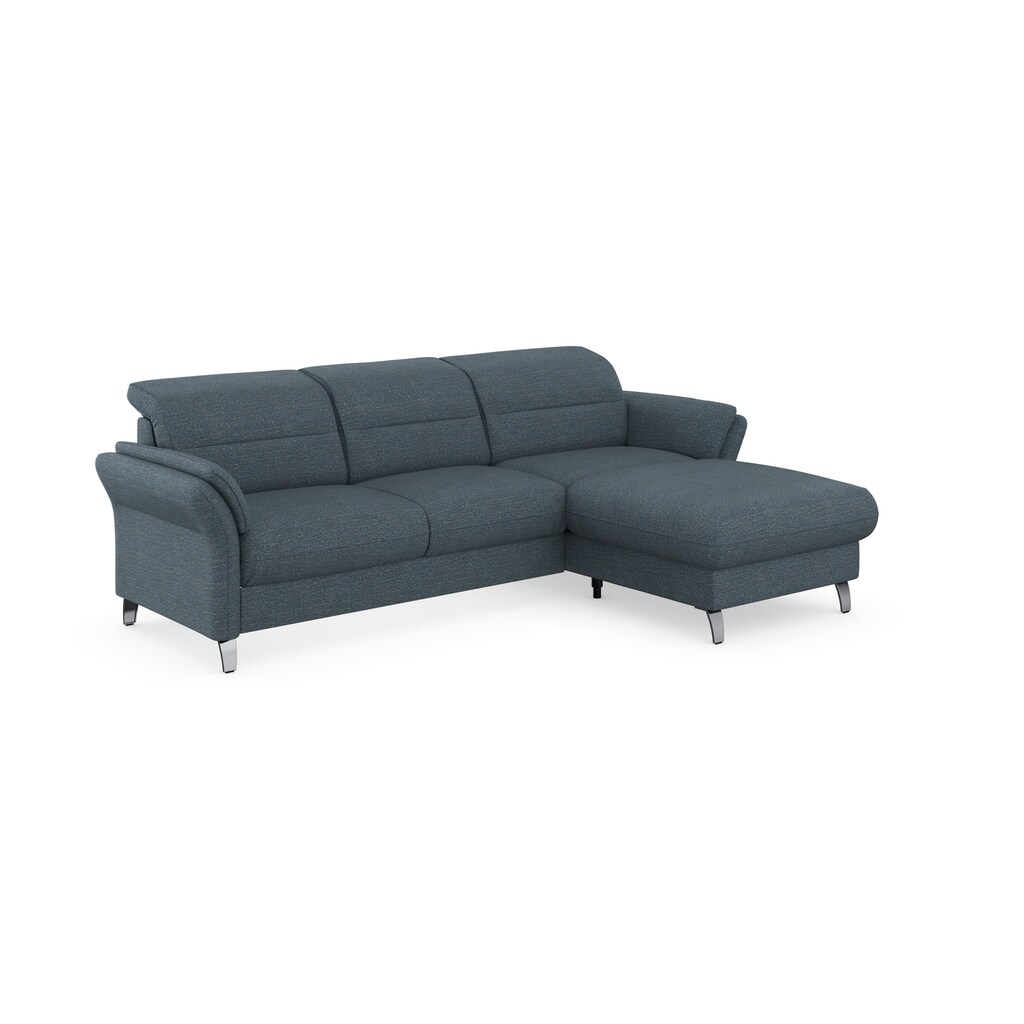 sit&more Ecksofa »Grenoble L-Form« Federkern wahlweise mit Bettfunktion Bettkasten Armteilverstellung kaufen Clearance-Verkauf