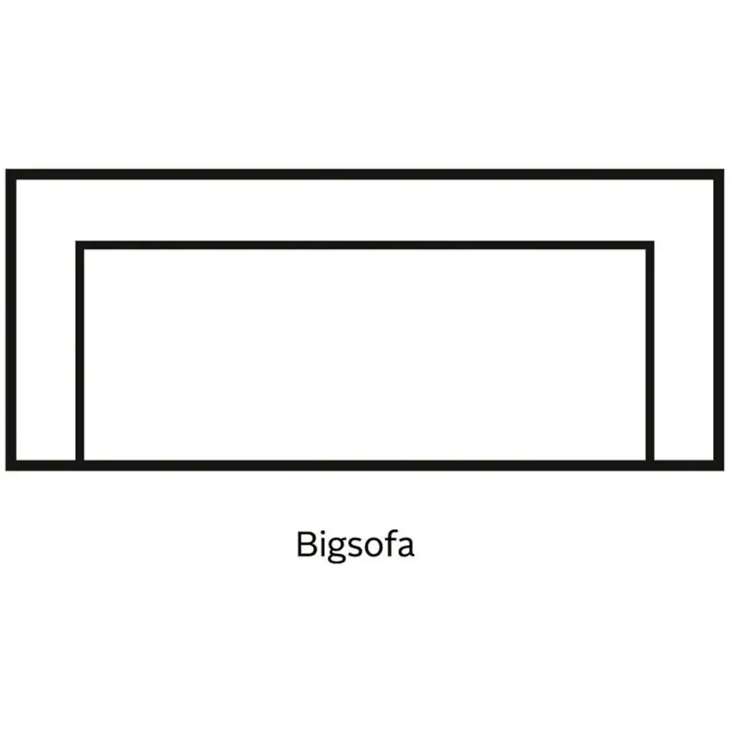 INOSIGN Big-Sofa »Vale« mit Steppung im Sitzbereich Federkern und Zierkissen kaufen Fabrikladen