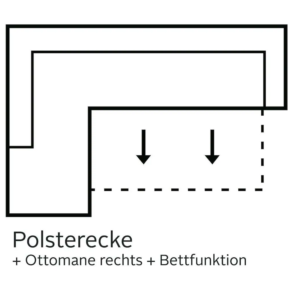 COTTA Ecksofa mit Bettfunktion online kaufen Begrenzt auf 3 Tage
