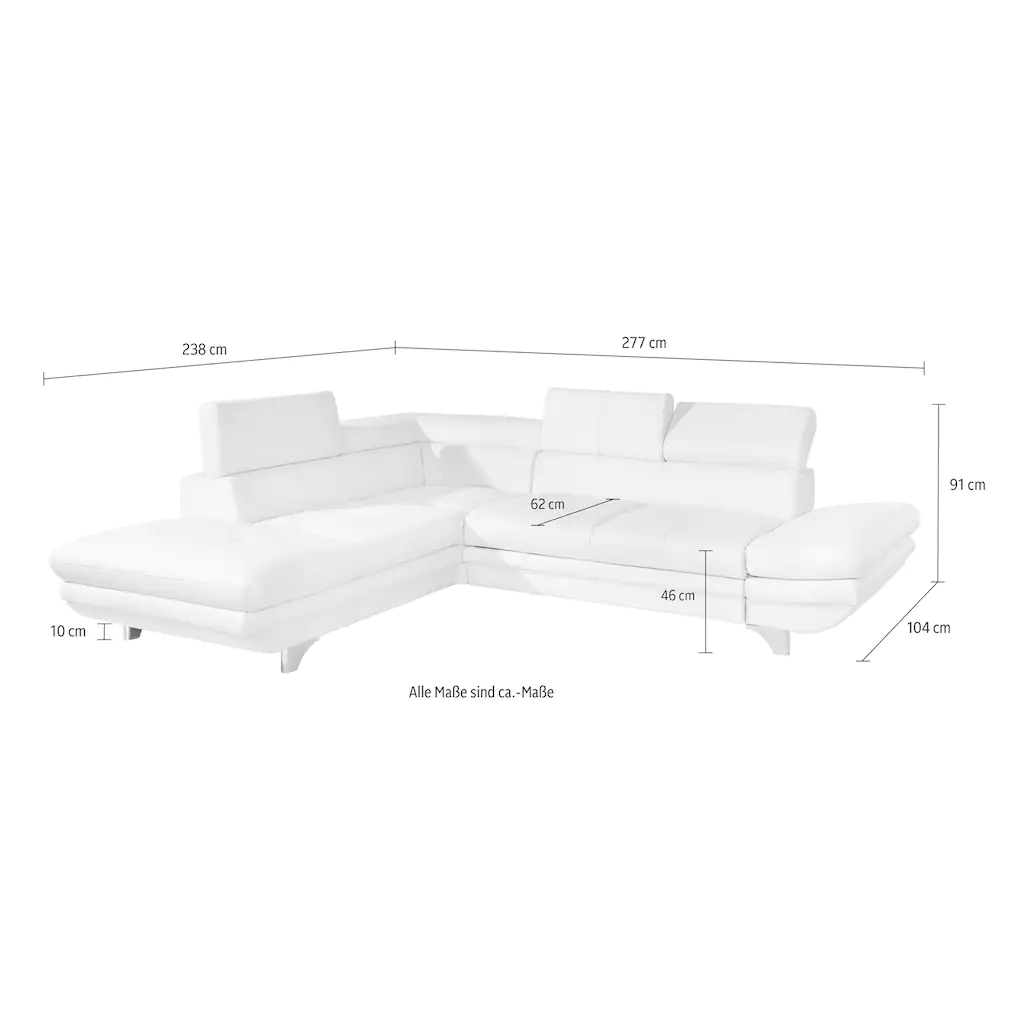 COTTA Ecksofa mit Bettfunktion online kaufen Begrenzt auf 3 Tage