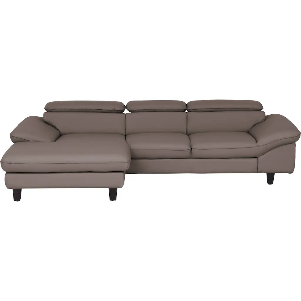Home affaire Ecksofa »Pilot L-Form« mit Kopfteilverstellung optional Bettfunktion und Bettkasten Speichern exportieren