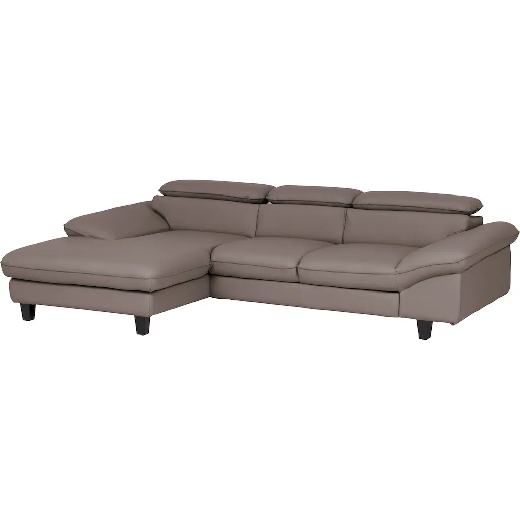 Home affaire Ecksofa »Pilot L-Form« mit Kopfteilverstellung optional Bettfunktion und Bettkasten Speichern exportieren