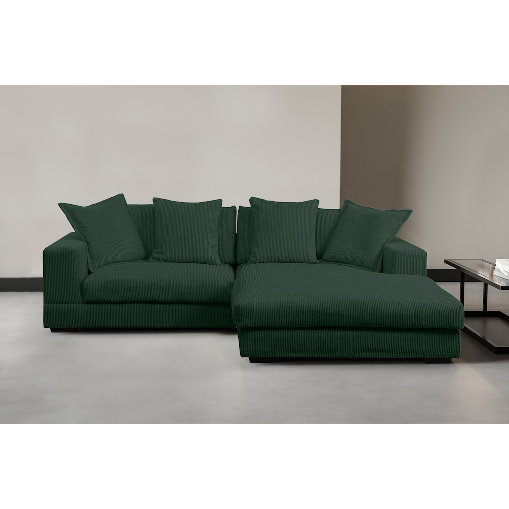 WERK2 Ecksofa »Eldorado L-Form« Design Ecksofa besonders weicher Sitzkomfort extra breite Ottomane kaufen