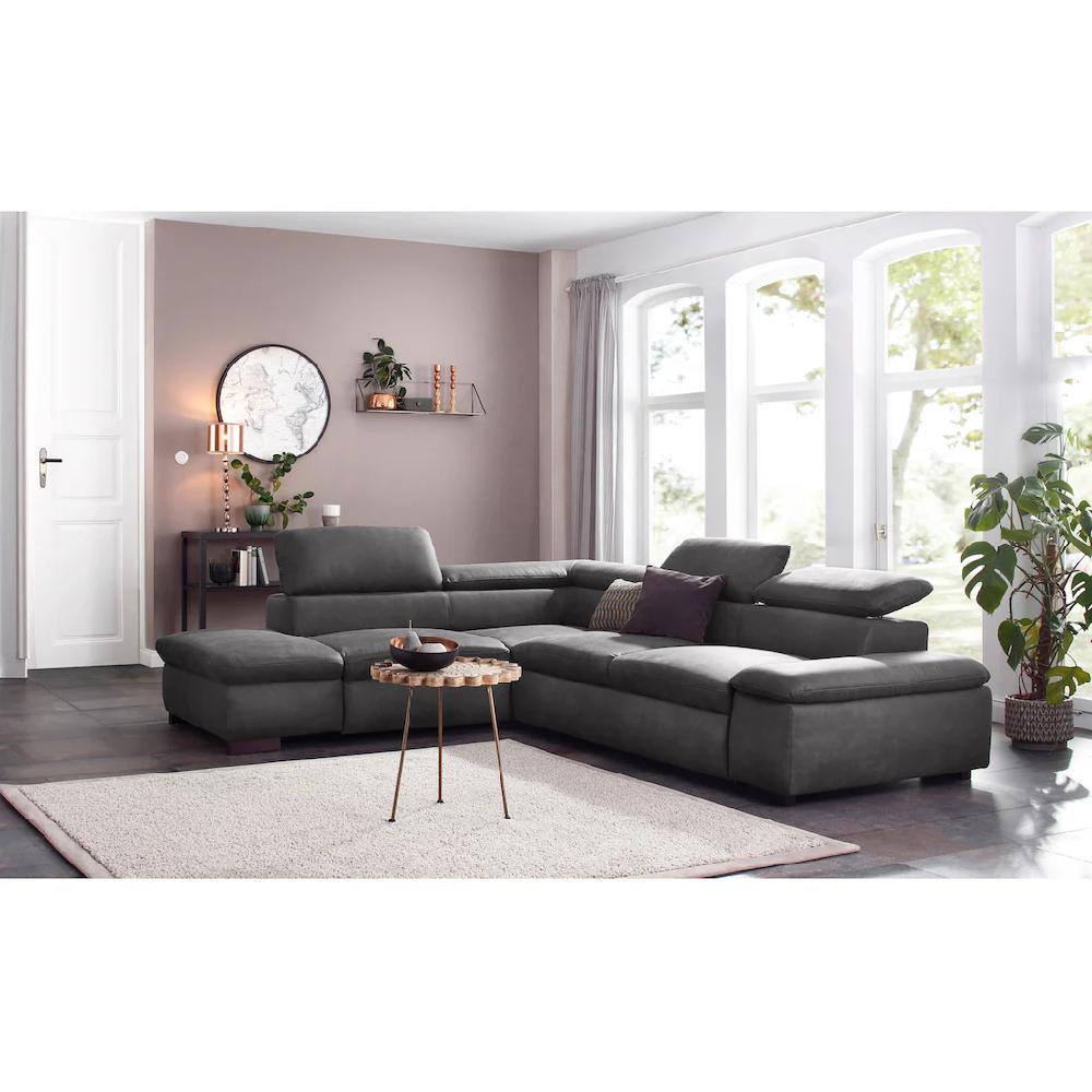 Home affaire Ecksofa »Alberto« Wahlweise mit Bettfunktion