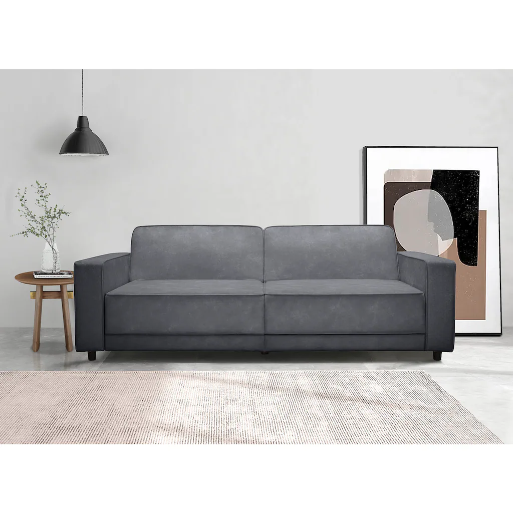 Dorel Home 3-Sitzer »Allie Schlafsofa 225 cm« Bett-Funktion (108/190cm) trendiger Cord o. pflegeleichter Velours kaufen