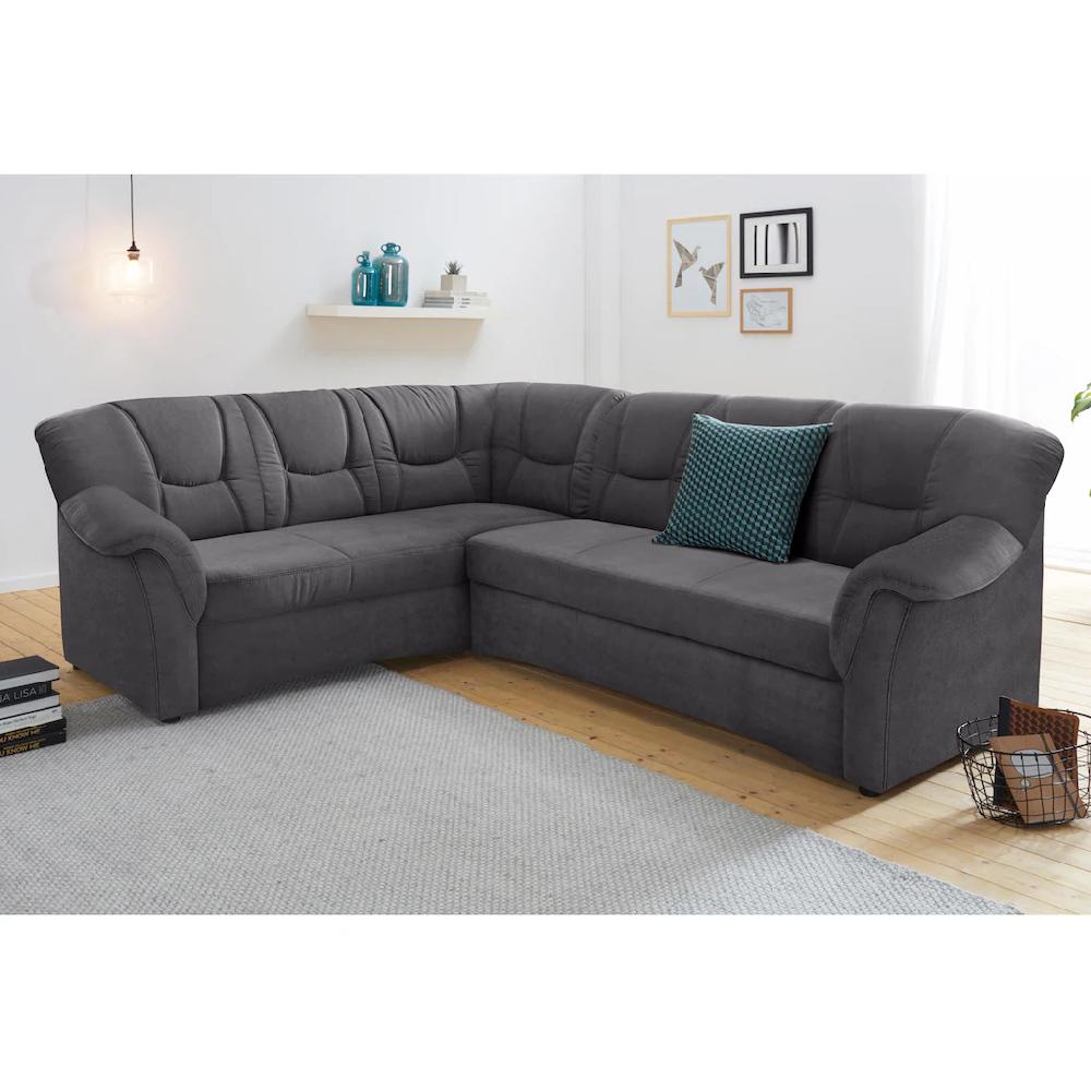DOMO collection Ecksofa »Sarafina L-Form« wahlweise mit Bettfunktion optional mit Federkern kaufen