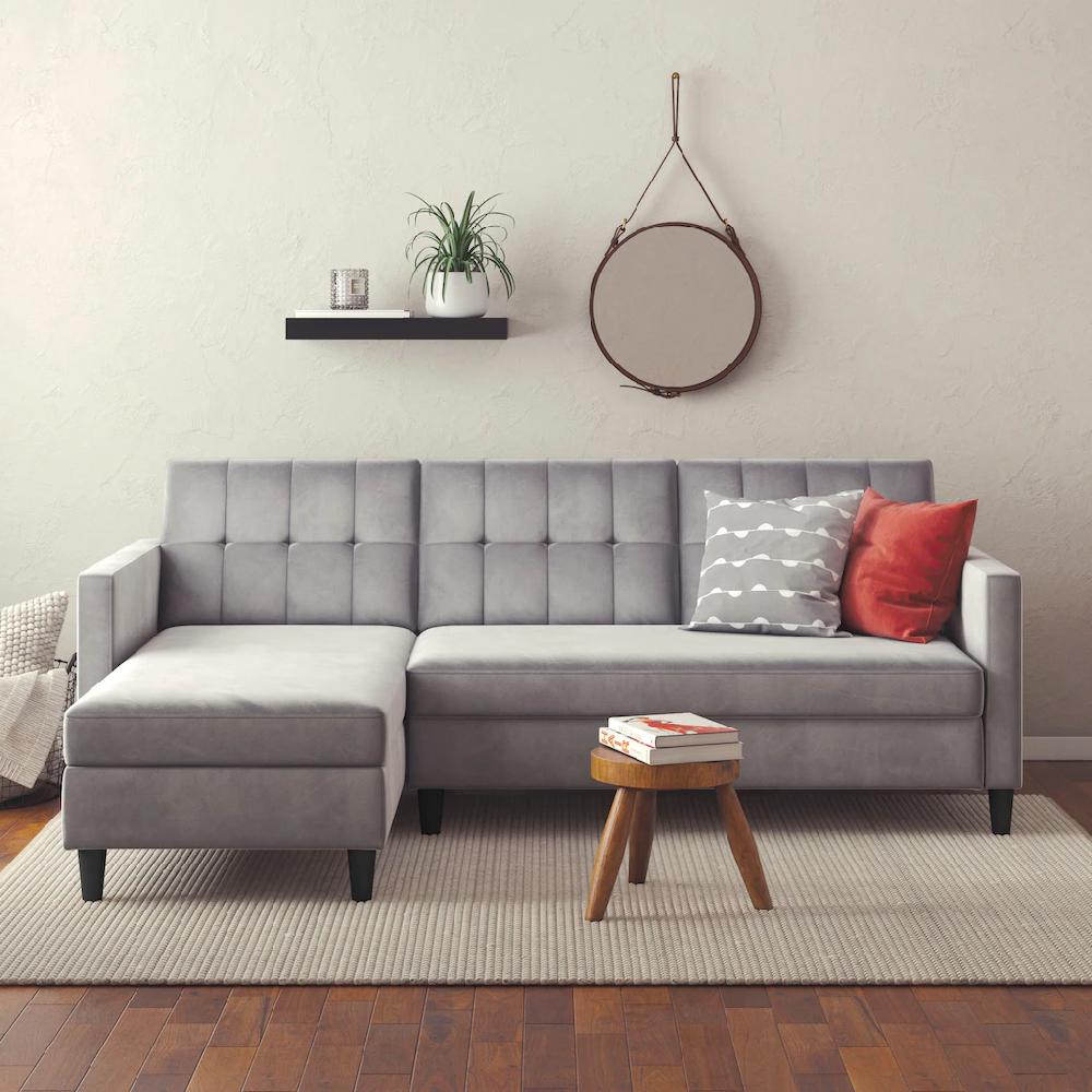 Dorel Home Ecksofa »Hartford II« mit Bettfunktion und Stauraum Recamiere beidseitig montierbar kaufen