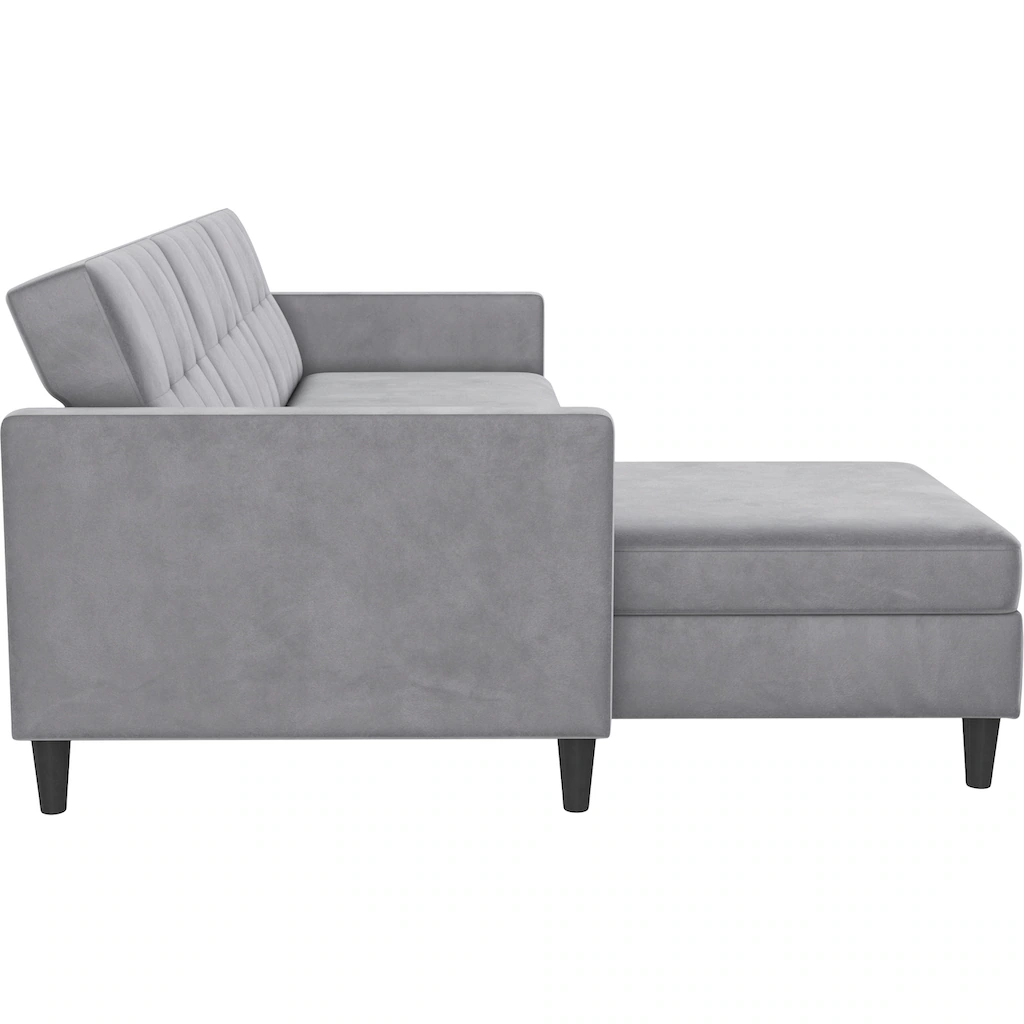 Dorel Home Ecksofa »Hartford II« mit Bettfunktion und Stauraum Recamiere beidseitig montierbar kaufen Begrenztes Angebot