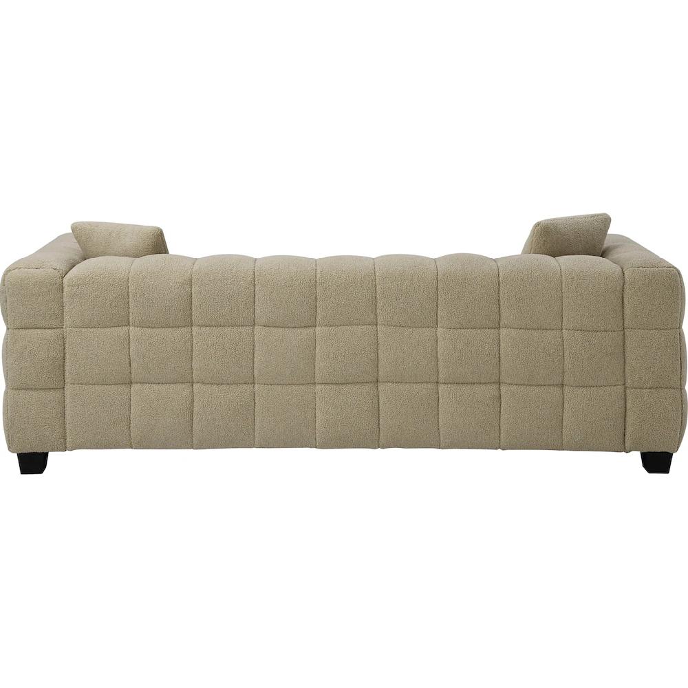 ATLANTIC home collection 3-Sitzer »Stella« inkl. 2 Zierkissen und mit modernem Teddy Stoff kaufen Weihnachtsangebot