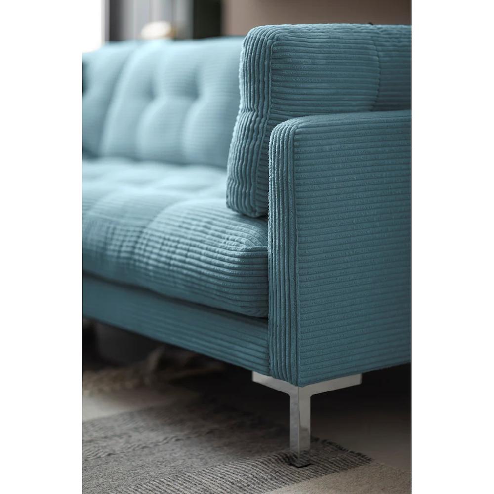 Trends by HG Wohnlandschaft »Landau U-Form« in Cord-Stoff mit Metallfuß kaufen Zeitlich begrenztes Angebot