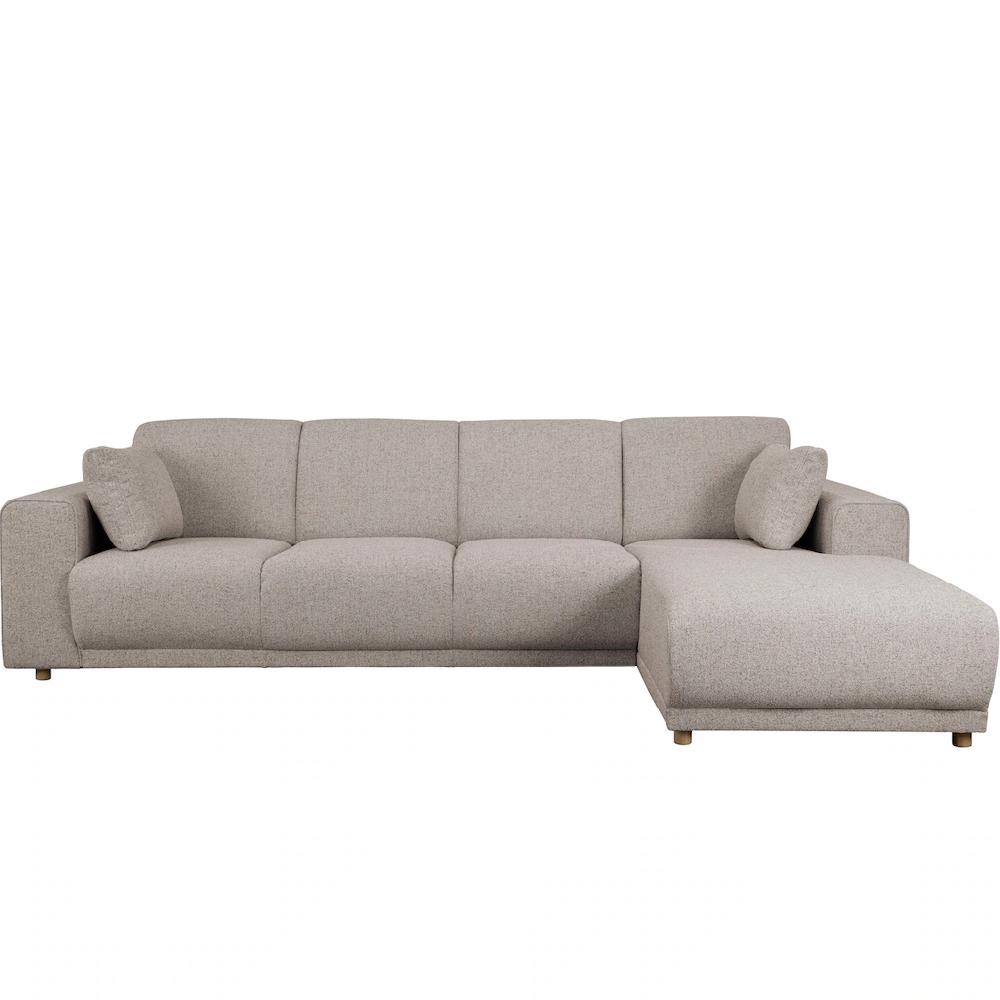 Home affaire Ecksofa »LEMPS wahlweise Recamiere links oder rechts L-Form« incl. Zierkissen Stellmaße 297x162 cm kaufen Sonderangebote