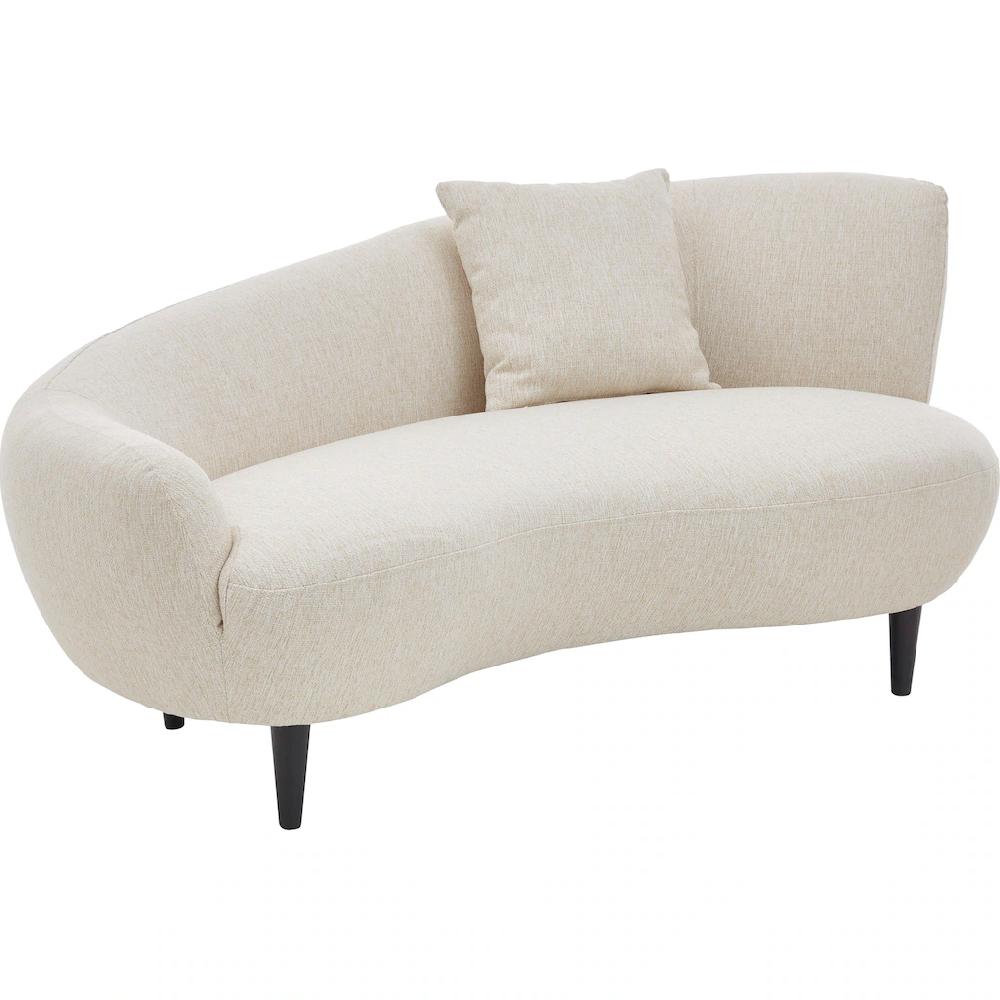 ATLANTIC home collection Chaiselongue »Olivia« Nierenform-Sofa mit Zierkissen kaufen Riesige Ersparnisse