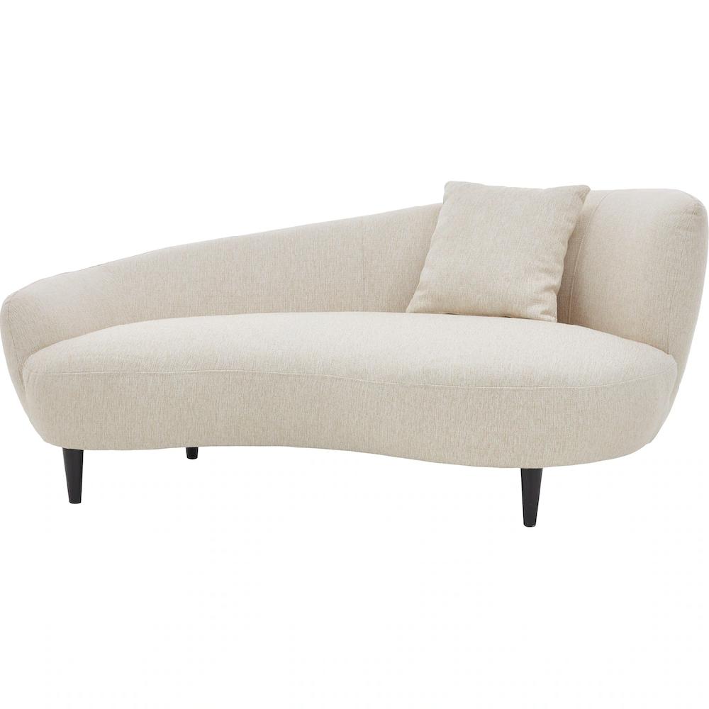 ATLANTIC home collection Chaiselongue »Olivia« Nierenform-Sofa mit Zierkissen kaufen Riesige Ersparnisse