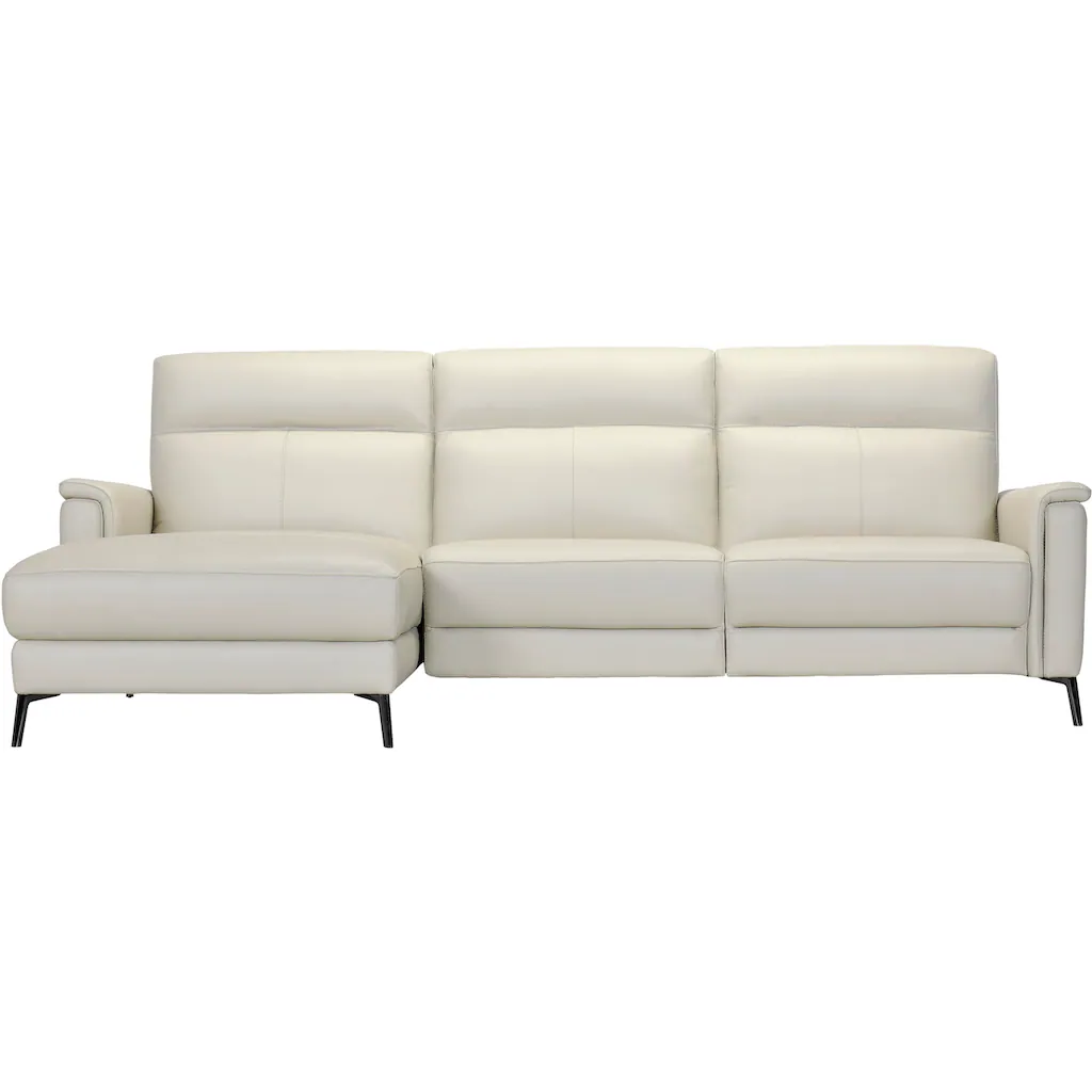 Places of Style Ecksofa »Barano L-Form 260cm in Leder und Webstoff « elektrische Relaxfunktion mit USB-Anschluss kaufen