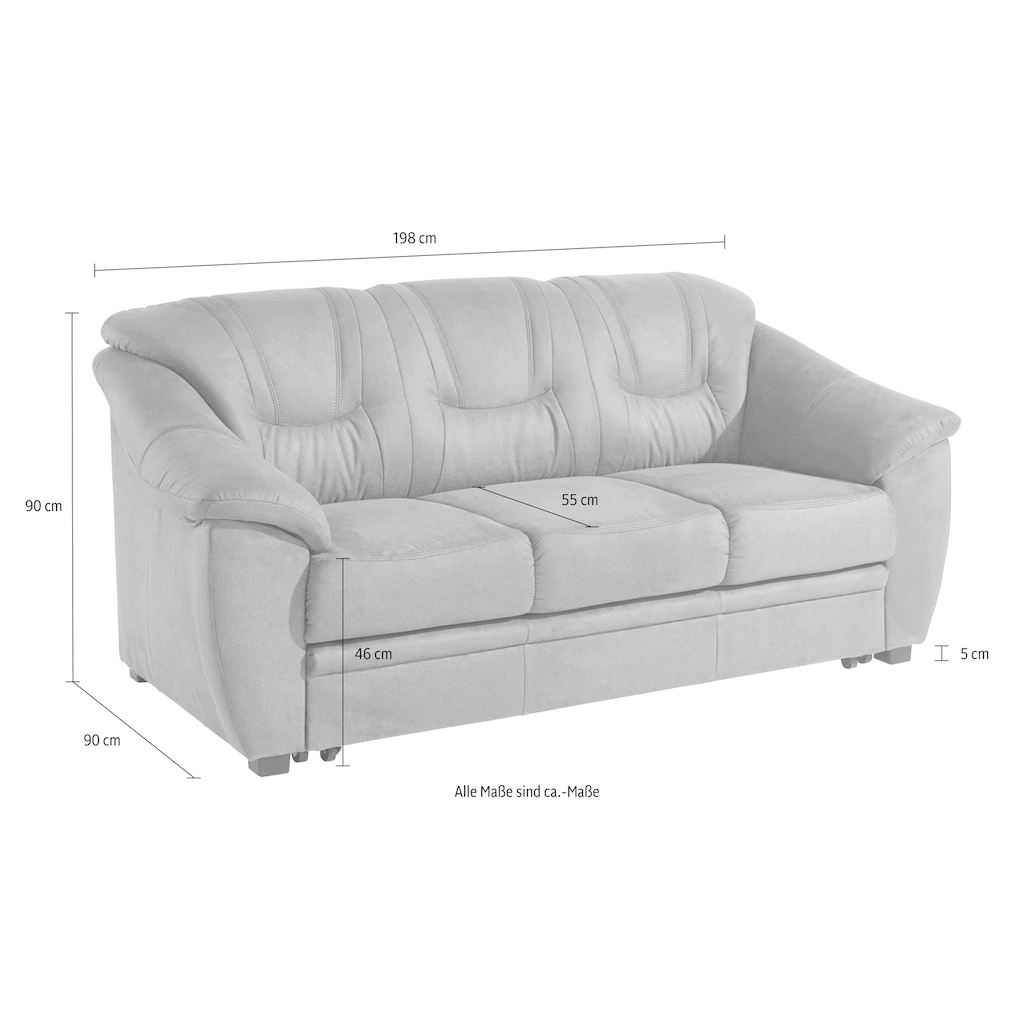 sit&more 3-Sitzer mit Bettfunktion online kaufen Nur noch ein Tag übrig