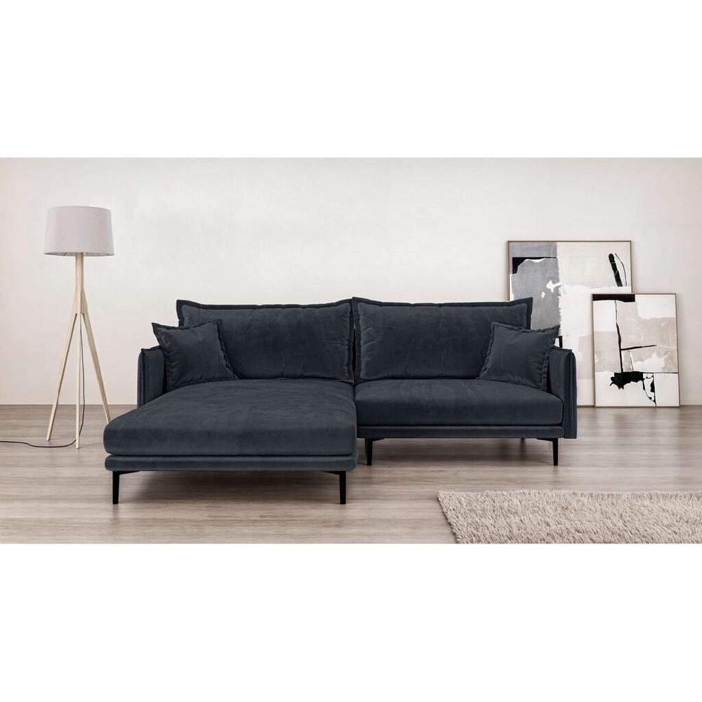 INOSIGN Ecksofa »ALEXANDRIA mit Recamiere rechts oder links bestellbar moderne Bezüge« L-Form mit Wellenunterfederung Maße: B/H/T 246/86/190 cm