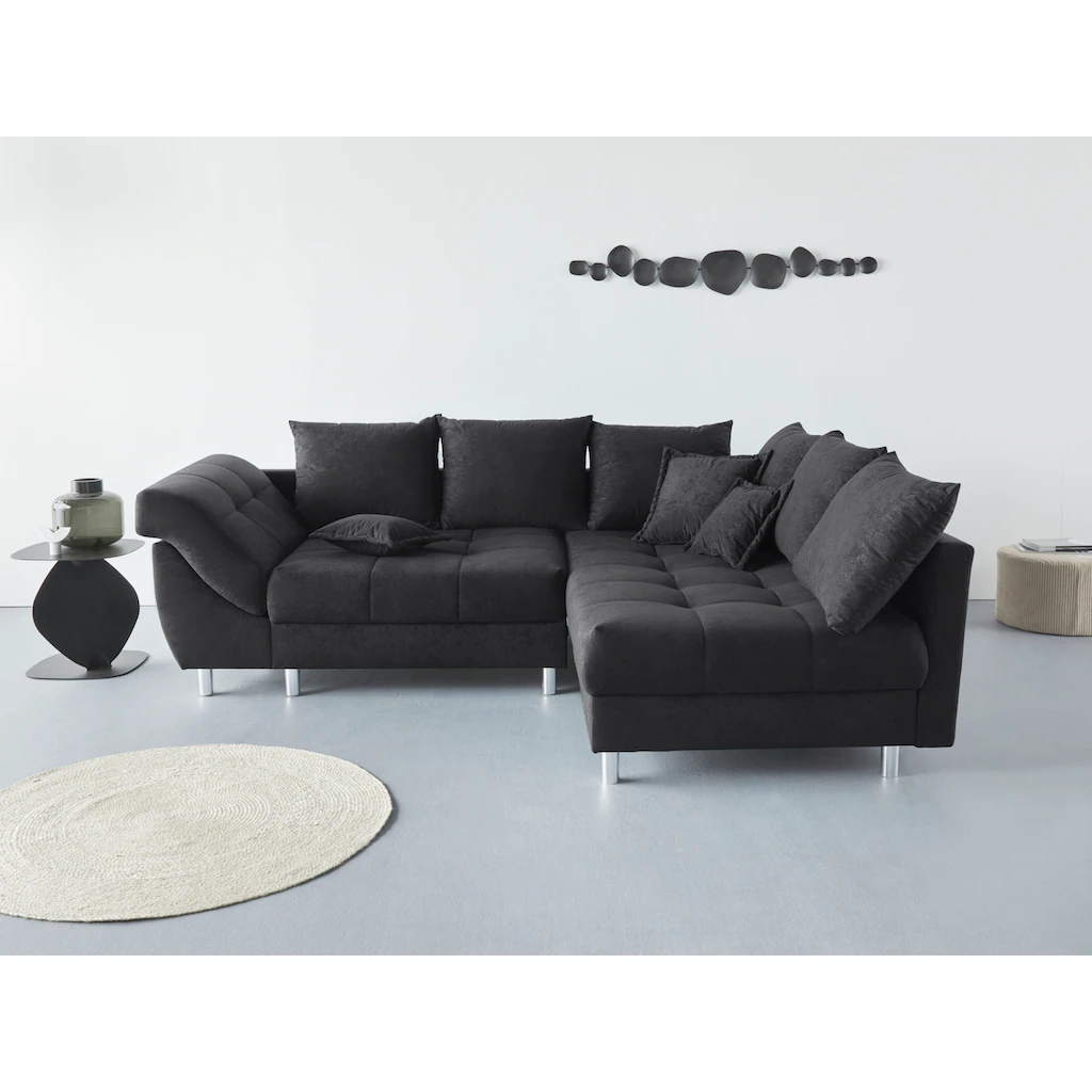 COLLECTION AB Ecksofa Joseli mit Zier- und Rückenkissen komfortable Schanzen-Armlehne kaufen