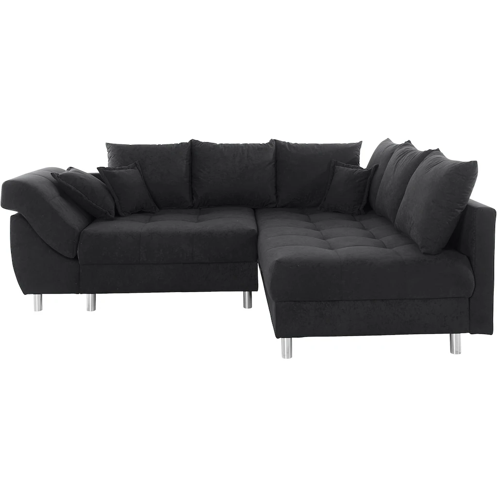 COLLECTION AB Ecksofa Joseli mit Zier- und Rückenkissen komfortable Schanzen-Armlehne kaufen Begrenzt auf 3 Tage