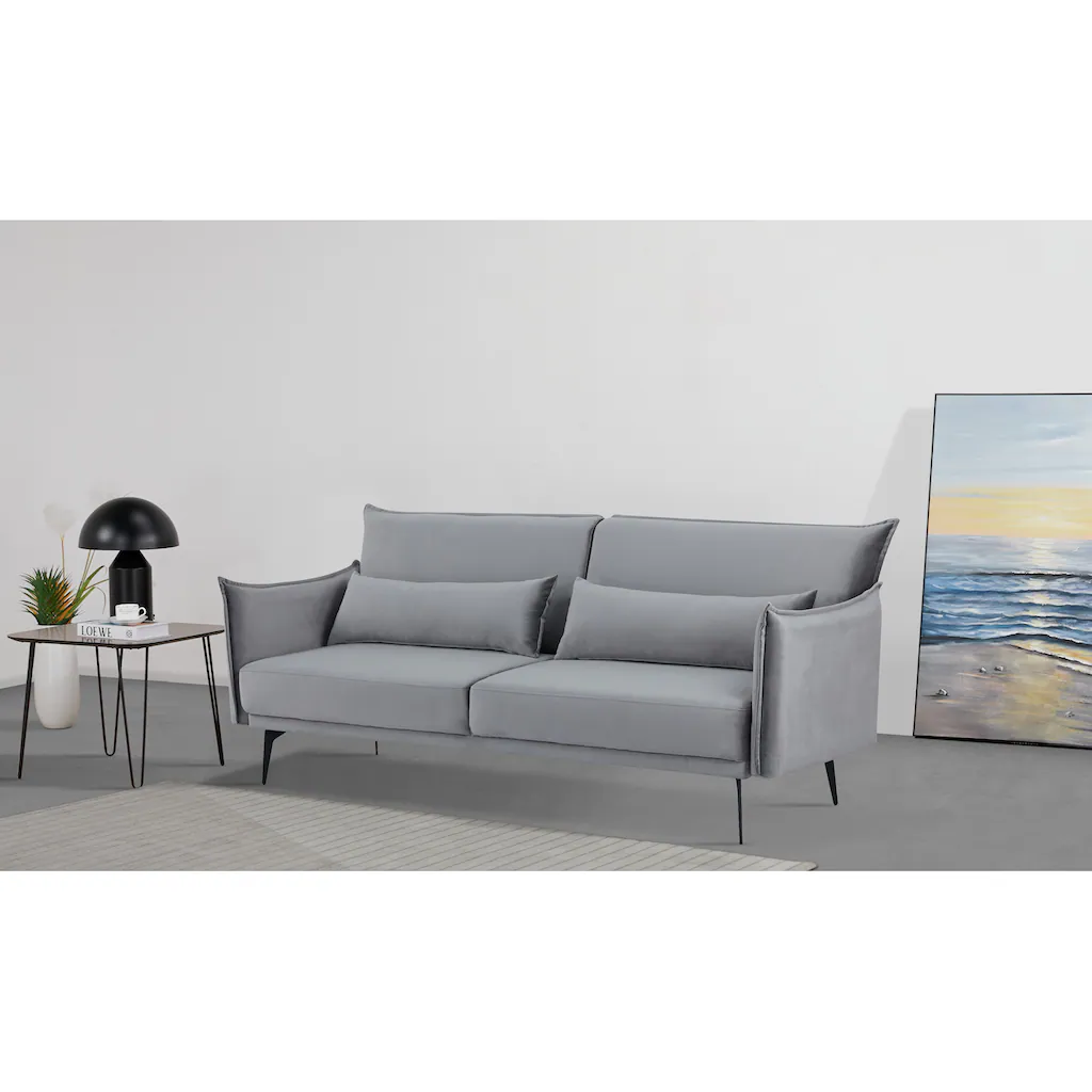 INOSIGN Schlafsofa »TULARE 204 cm klappbarer 3-Sitzer mit verstellbarer Rückenlehne « Schlaffunktion kaufen Outlet