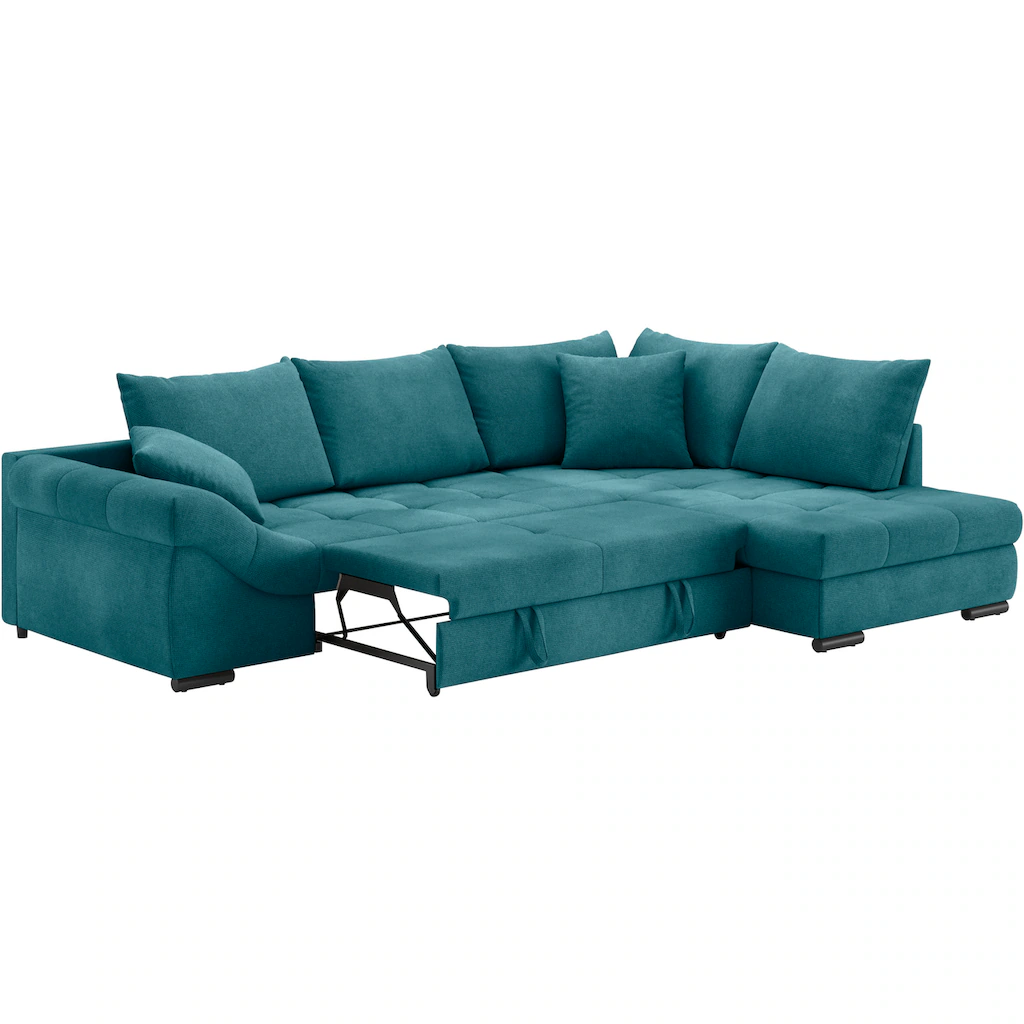 Mr. Couch Ecksofa »Allegro DuraFlex L-Form« Hochschläfer-Bettauszug Kaltschaumpolsterung bis 140 kg belastbar kaufen Günstiger Verkauf